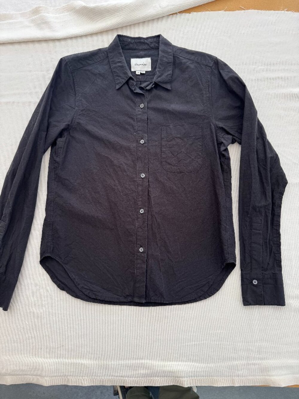 steven alan back button front top